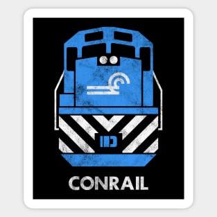 Vintage Conrail Railroad Train Engine T-Shirt Sticker